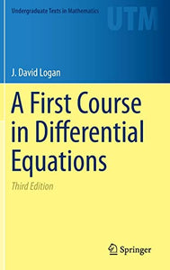 A First Course in Differential Equations 