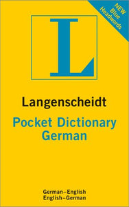 German Langenscheidt Pocket Dictionary 