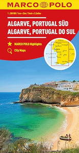 Algarve, Portugal South Marco Polo Map 