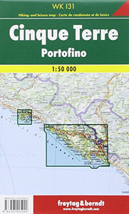 Cinque Terre - Portofino Hiking + Leisure Map 1:50 000 