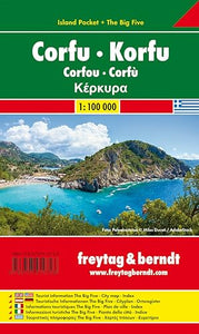 freytag & berndt Island Pocket + The Big Five Greece, Corfu 1:100,000 