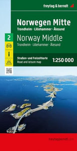 Norway Middle Road and Leisure Map 