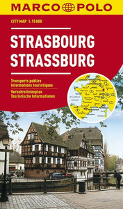 Strasbourg Marco Polo City Map 