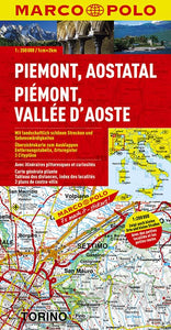 Italy - Piedmont, Aosta Valley Marco Map 