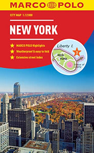 New York Marco Polo City Map - pocket size, easy fold, New York street map 