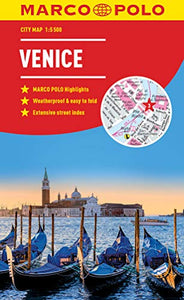 Venice Marco Polo City Map - pocket size, easy fold, Venice street map 