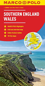 Southern England / Wales Marco Polo Map 