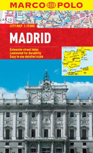 Madrid City Map 