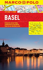 Basel Marco Polo Laminated City Map 