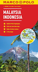 Malaysia, Indonesia Map 