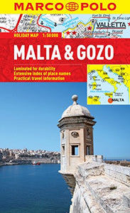 Malta & Gozo Marco Polo Holiday Map 