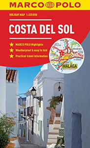 Costa Del Sol Marco Polo Holiday Map - pocket size, easy fold Costa del Sol map 