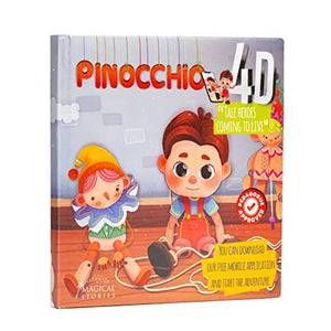 Pinocchio by Carlo Collodi Book ( 4D AR Technology Fairy Tale Book ) 