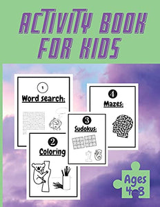 Activity Book For Kids Ages 4-8 