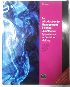 Introduction to Management Science Quantitative Approaches to Decision Making 