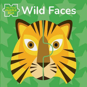 My First Puzzle Book: Wild Faces 