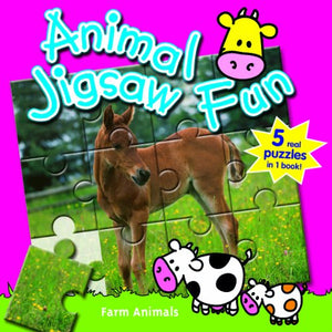 Farm Animals: Animal Jigsaw Fun 