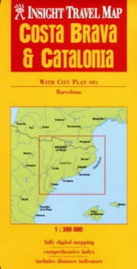 Costa Brava/Catalonia Insight Travel Map 