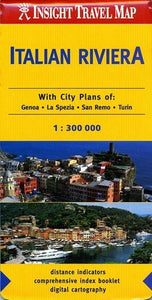 Italian Riviera Insight Travel Map 