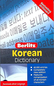 Berlitz Pocket Dictionary Korean-English 