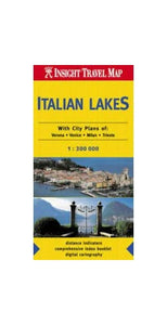 Italian Lakes Travel Map 