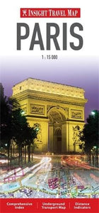 Insight Guides Travel Map Paris 