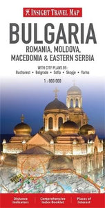 Insight Travel Maps: Bulgaria, Romania, Moldova, Macedonia & Eastern Serbia 