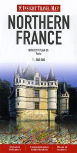 Insight Guides Travel Map Northern France 