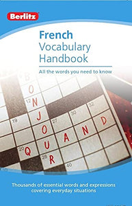 Berlitz Vocabulary Handbook French 