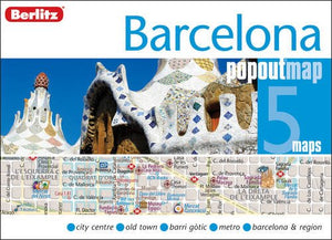 Barcelona Berlitz Popout Map 