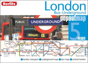 London Bus and Underground Berlitz PopOut Map 