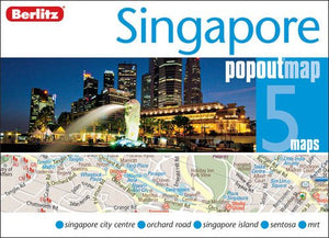 Singapore Berlitz PopOut Map 