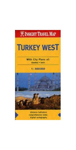 Turkey West Insight Travel Map 