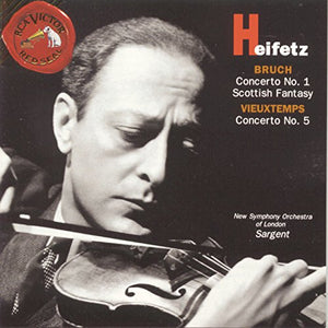 Jascha Heifetz - Bruch Scottish Fantasy & Violin Concerto 1, Vieuxtemps 5 