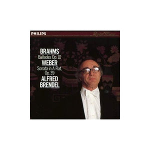 Brendel - Brahms: Ballades Weber Sonata in a flat op.39 /Brendel 