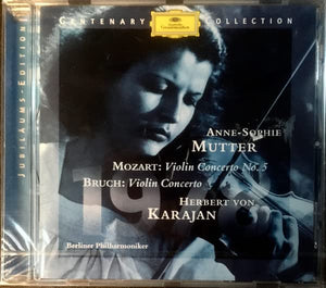 Anne-Sphie Mutter - Mozart: Violin Concerto No.5, Bruch violin concerto no.1 & Sarasate Carmen fanta 