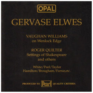 Gervase Elwes sings V.WILLAMS' ON WENLOCK WDGE, & QUILTER, etc 