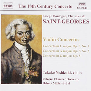 SAint-Georges - Violin Concertos 