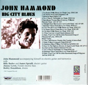 John Hammond - Big City Blues 