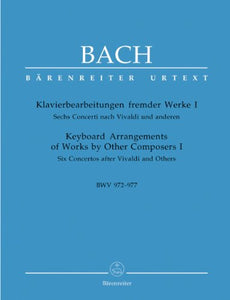 Keyboard Arrangements of Works by Other Composers I BWV 972-977 (Piano) 