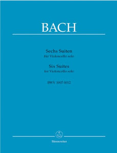 Bach: Six Suites for Violoncello solo BWV 1007-1012 (Cello) Sheet Music 