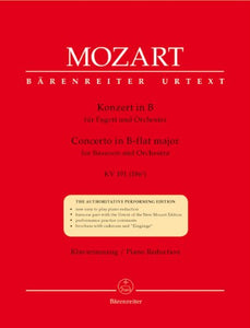 Mozart: Bassoon Concerto in Bb Major, K. 191 (Bassoon & Piano), Barenreiter Urtext 