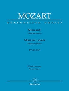 Mass in C major K.220 Sparrow Mass (Vocal Score) 