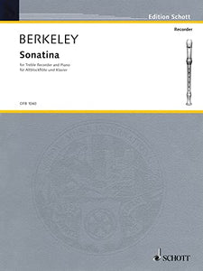 Sonatina op.13 - for treble recorder or flute and piano - treble recorder (or flute) and piano - advanced - (sheet music) - (OFB 1040) 