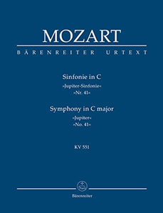 Symphony No.41 in C Major 'Jupiter' KV 551. Study Score (Urtext of the New Mozart Edition) 