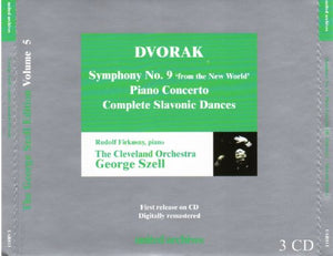 [The George Szell Edition Vol. 5] Dvorak: Symphony No. 9, 'from The New World'/Piano Concerto/... 