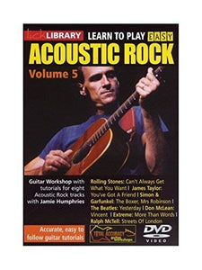 Lick Library: Learn To Play Easy Acoustic Rock - Volume 5 [DVD] 