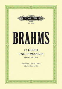 12 Lieder Und Romanzen Op. 44 (Edition Peters) 