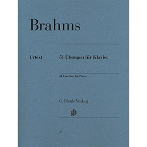 Brahms: 51 Exercises - Piano - Henle - (HN 27): Instrumentation: Piano solo 