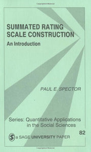 Summated Rating Scale Construction 